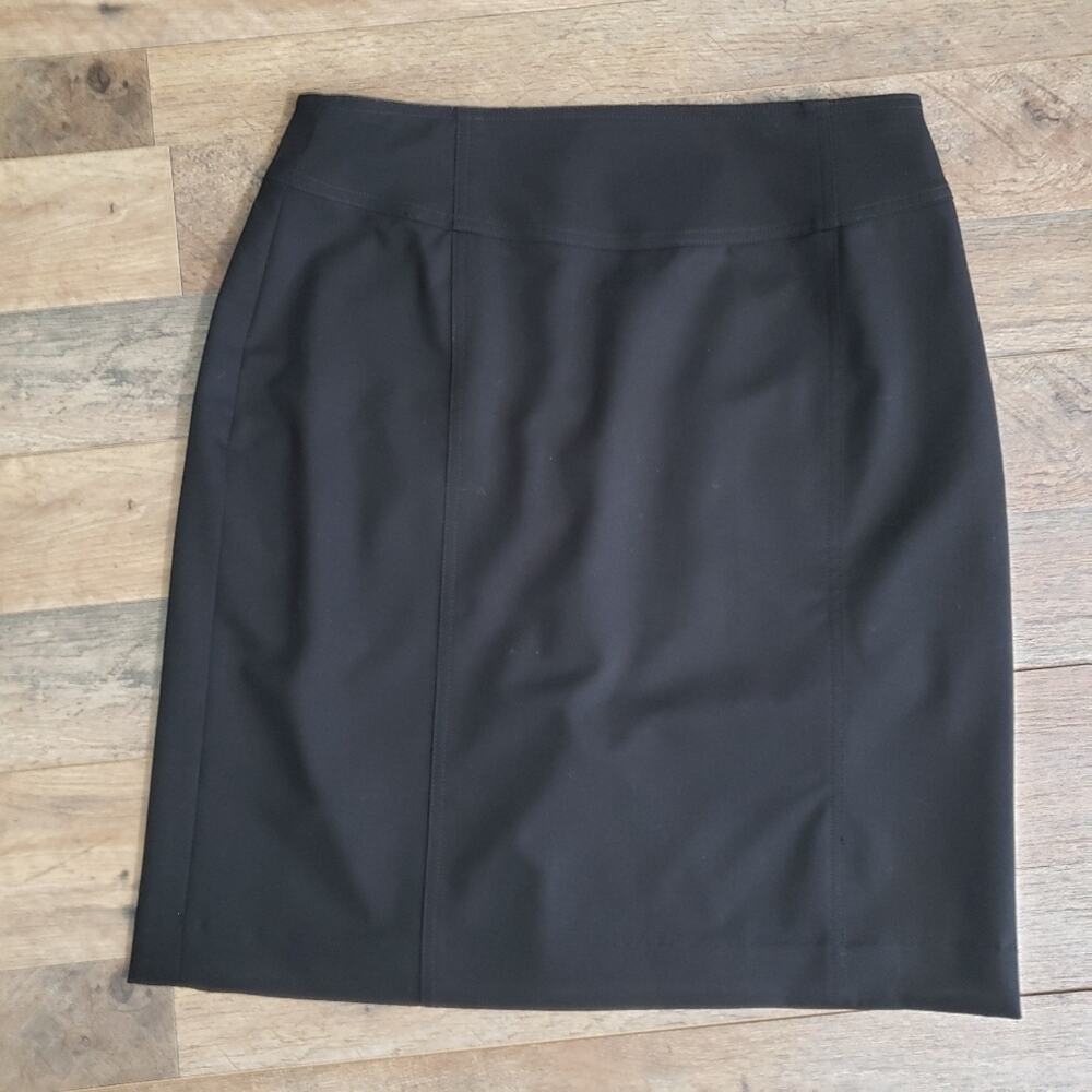 Peace of Cloth Career Black Pencil Skirt Plus Size 14 Corpcore Minimal Office